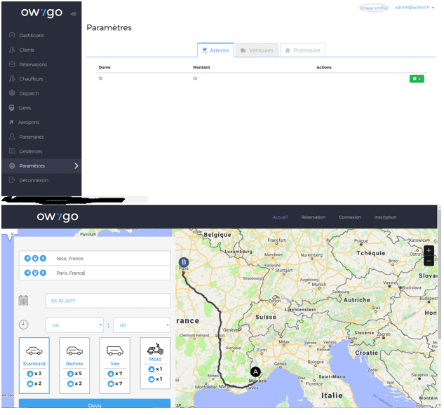 Application transport management