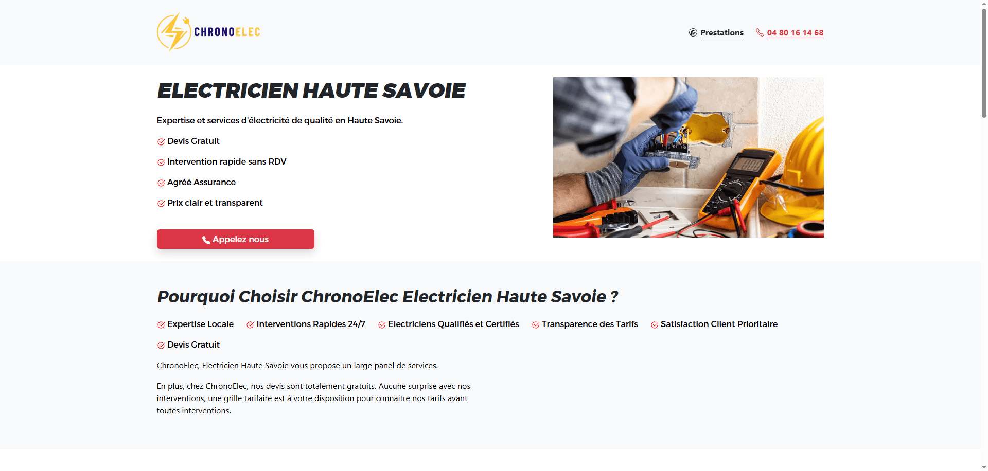Chronoserv Electricité