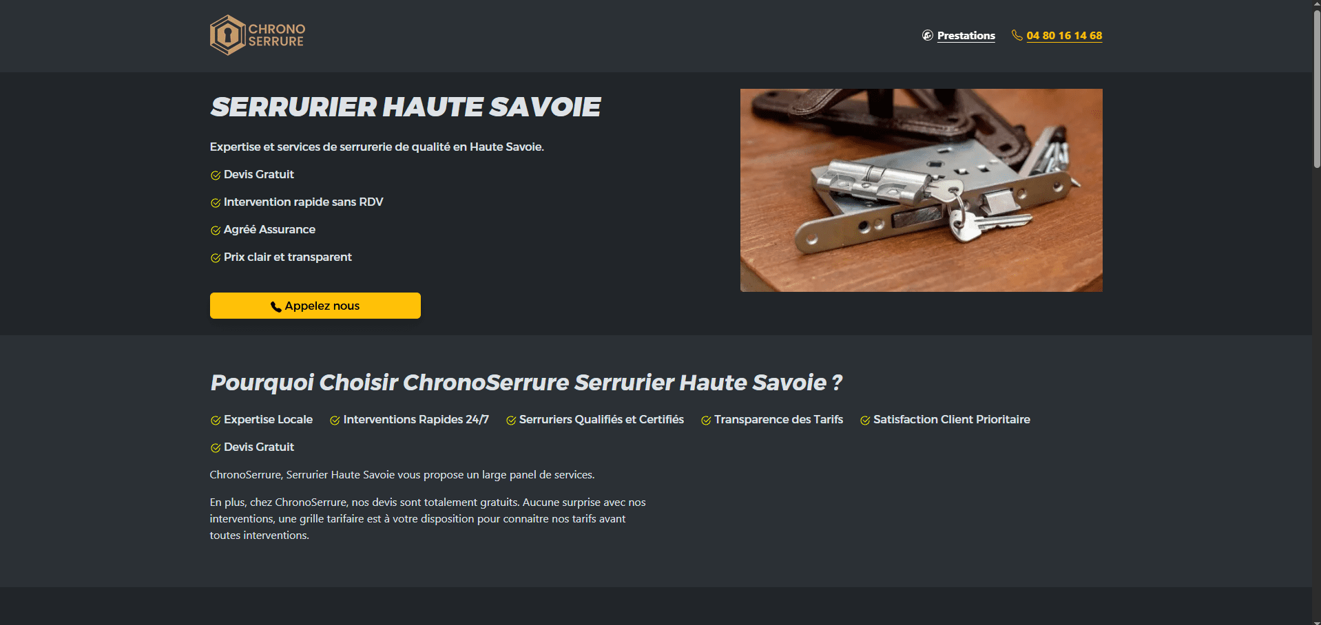 Chronoserv Serrurerie