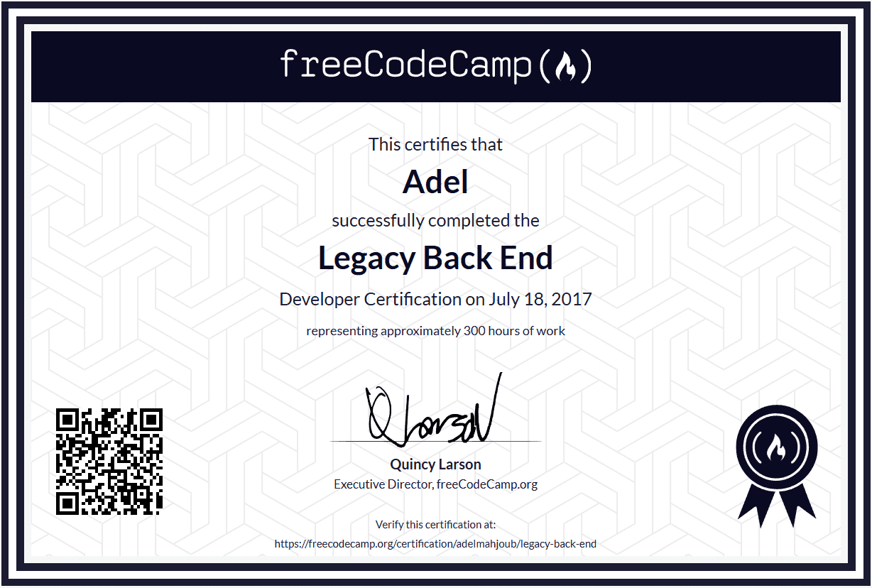 certificat