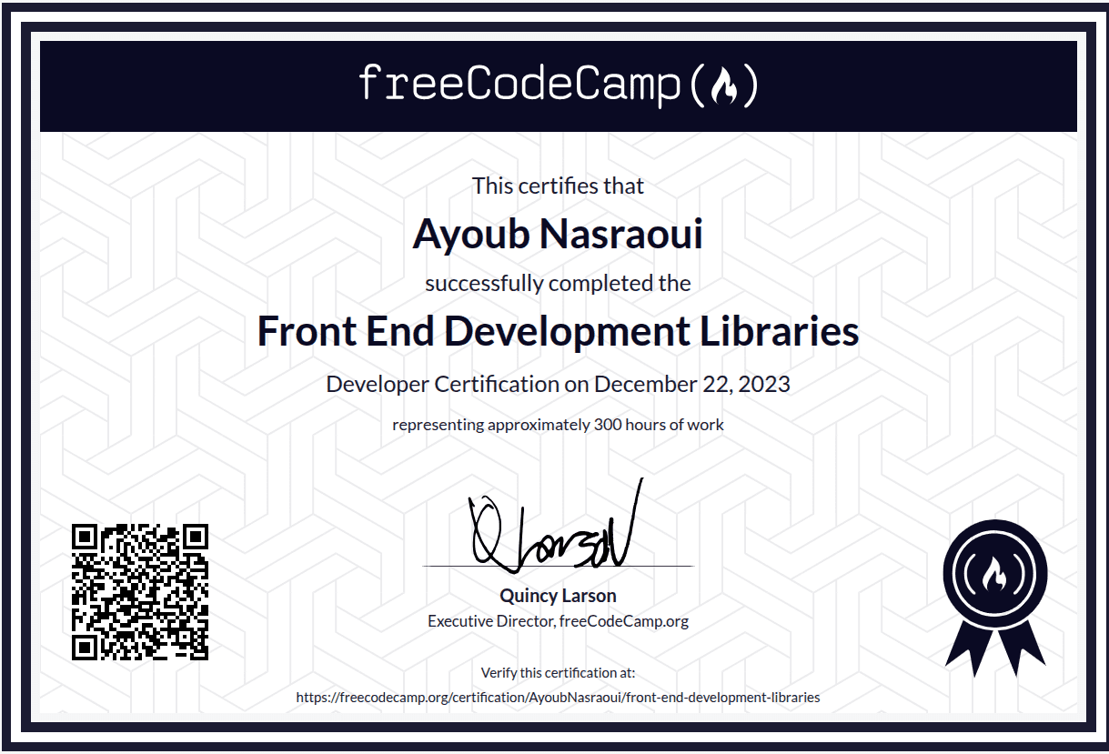 certificat