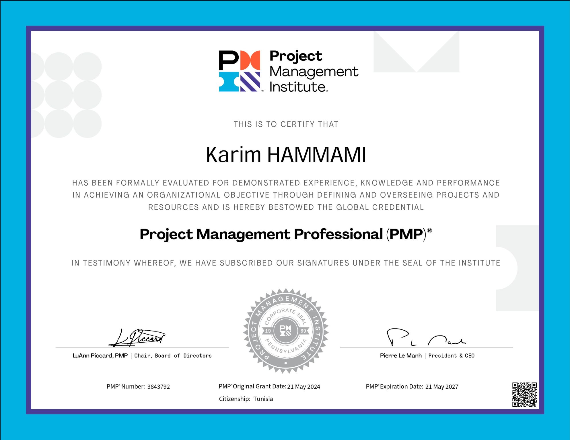 certificat