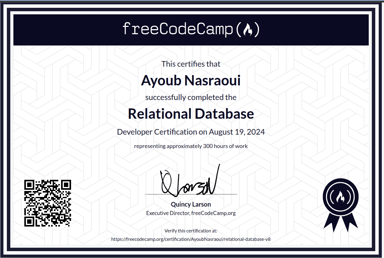 certificat