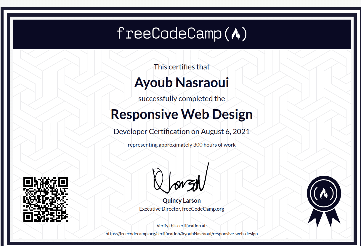 certificat