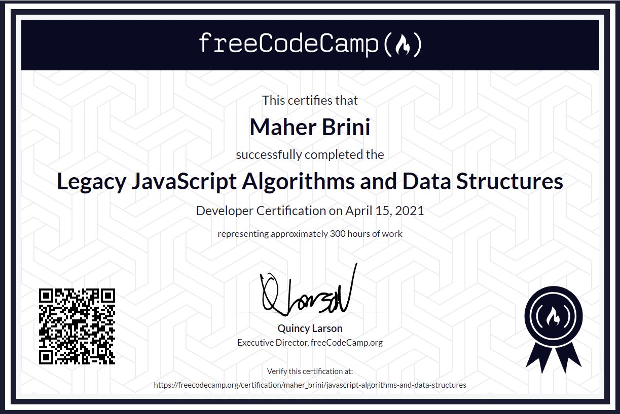 certificat