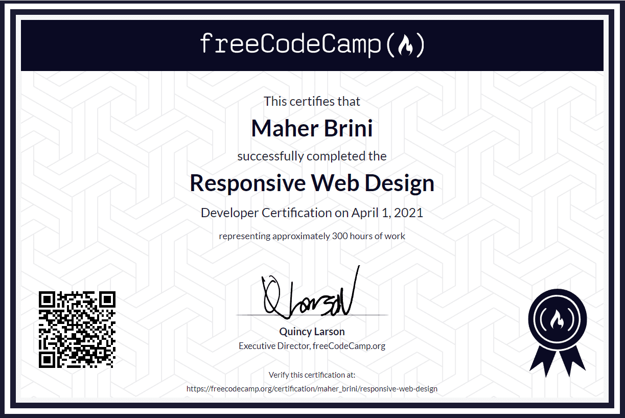 certificat