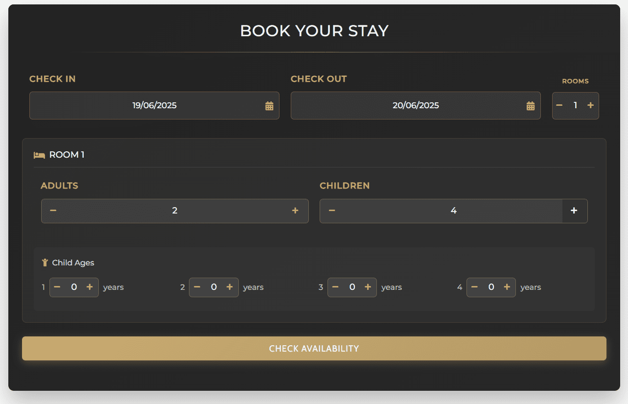 Custom Booking Solution For Wordpress