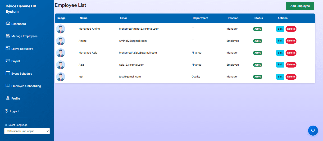 App MERN Gestion RH