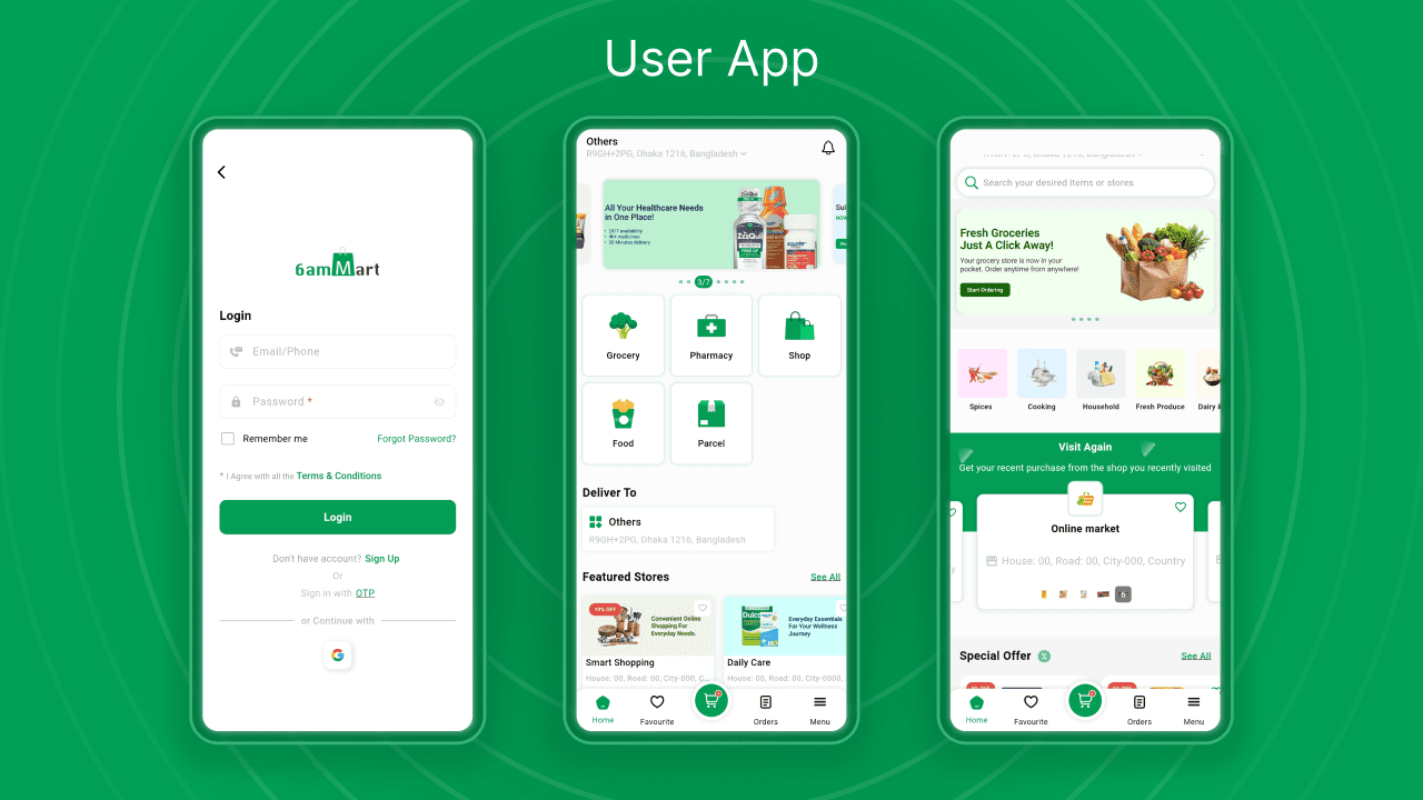 E-commerce Website | Admin Panle | User App