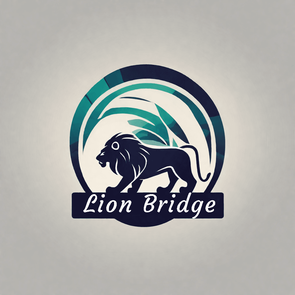 Je vais créer le logo d’une société nommée Lion Bridge